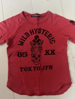 WILDHEARTS 赤 Tシャツ　95-105cm