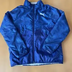 PUMA ネイビー メッシュ ジャケット　リバーシブル