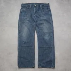 リーバイス569 Levis W34 ブルーデニム 青 ヒゲ 古着15725
