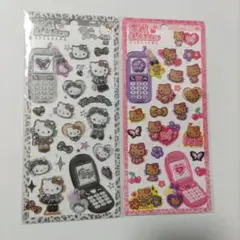 サンリオ 平成はっぴーフォンSTICKERS 2枚セット