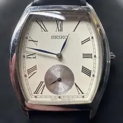 SEIKO トノー型　6G28-00A0 白文字盤　青針　スモセコ　ローマ文字盤のサムネイル