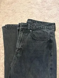 JEANASIS ダークグレー ストレートデニム M