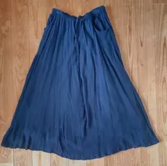h.b ロングスカート 紺色のサムネイル