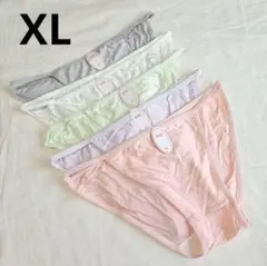 【LL5枚】レディース ショーツ パンツ 下着 ふんどしパンツ XL(H792)