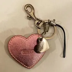 コーチ coach キーホルダー ストラップ ピンク