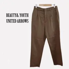 ビューティアンドユース 【M】 テーパードパンツ スラックス ブラック オフィス