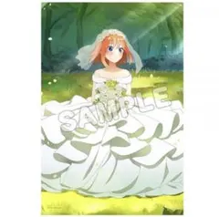 五等分の花嫁　ドレス　特大タペストリー　中野四葉
