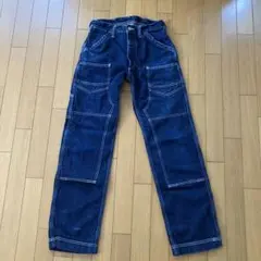 フリーホイーラーズ　デリックマン　藍ピンスト✕デニムのツートン　34 未使用 フリーホイーラーズ デリックマン FREEWHEELERS UNION SPECIAL