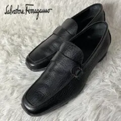 極美品 サルヴァトーレフェラガモ ローファー ガンチーニ 革靴 約25.5㎝
