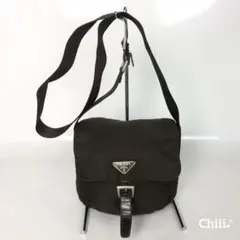 PRADA プラダ ナイロン ショルダーバッグ ブラウン レディース ブランド