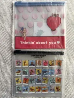 一番くじ トムとジェリー D賞フラットポーチ セット