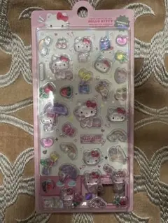 海外限定　ハローキティ　ボンボンドロップシール　立体　3D サンリオ