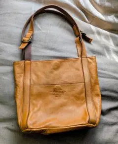 ダコタ　キャメル　レザー　 トートバッグ