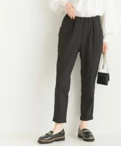 ★8月限定値下げ★PICCIN ストレッチ ウエストギャザーパンツ　ブラック