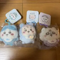 ちいかわbaby マスコット3種 ハチワレ、モモンガ、古本屋