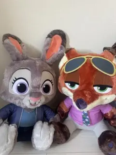 ジュディ・ホップスとニック・ワイルド ぬいぐるみセット