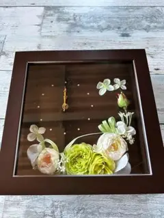 花時計 贈答品 プレゼント 時計 アーティフィシャルフラワー プレゼント 時計
