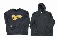 PUMA メンズ トップス 2枚セット（スウェット＋パーカー）