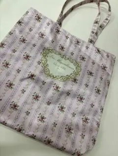 LADUREE 花柄トートバッグ ピンク