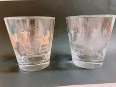 ミッキー・ミニー ガラスコップ 2個セット
