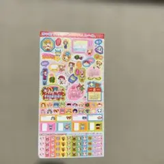 キャラクターシールシート 100枚　2002年ちゃお4月号の付録