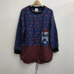 ScoLar 猫柄長袖チュニックのサムネイル