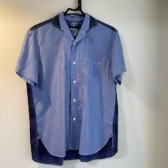 美品 JUNYA WATANABE MAN ブルー　半袖シャツ　XSのサムネイル