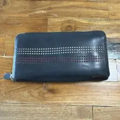 TOMMY トミーヒルフィガー　パンチングデザイン 長財布　ブラックのサムネイル