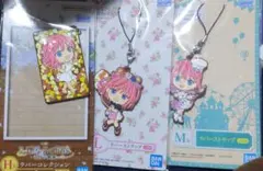 五等分の花嫁 一番くじ 中野二乃 ラバーキーホルダー