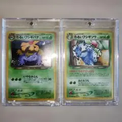 ポケモンカード 旧裏 美品 わるいフシギバナ わるいフシギソウ カード