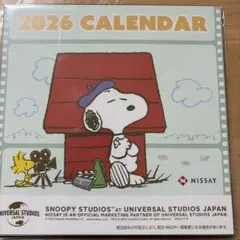 2026年 スヌーピー 卓上カレンダー