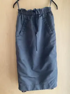 sacai NYLON TWILL MIX スカート サイドプリーツ サカイ 0 - メルカリ