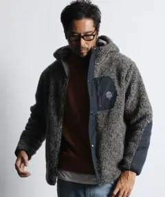 The DUFFER ボアフリースパーカー ライトアウター　XL