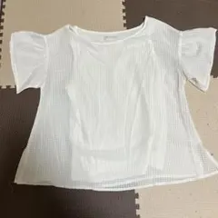 THE SHOP TK 半袖 ブラウス ホワイトのサムネイル