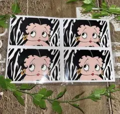 ベティちゃんクレジットステッカー　保護シール　ベティブープカードシール　ベティ⑤