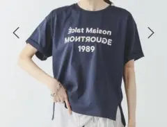 GLOBAL WORK リッチクリーンプリントTシャツ