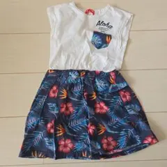 BABYDOLL ノースリーブ ワンピース 100