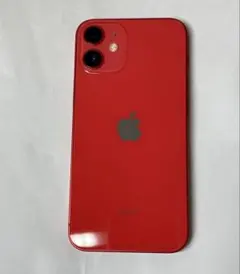 iPhone12mini 128GBレッドSIMフリー美品 電池74%カメラ不調