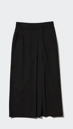 ユニクロ　サイドプリーツナロースカート