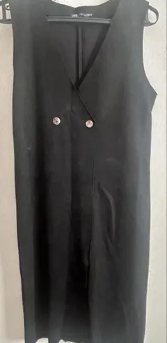 ZARA ワンピース　スウェード生地　黒