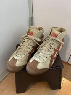 オニツカタイガー メキシコ ミッドランナー ベージュ　オレンジ　26cm