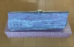 和装用バッグ パープル系 クラッチバッグ