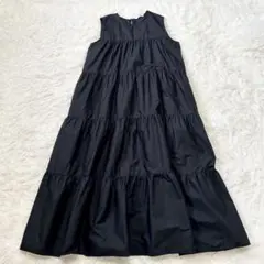 未使用級 ジムフレックス 別注 ティアードスリーブレスワンピース 大きいサイズ