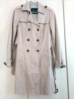ZARAベージュ ダブルブレスト トレンチコート