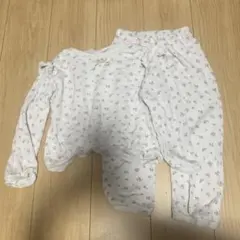 アプレレクール　花柄長袖パジャマ 120cm 上下セット