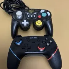Switch対応　ワイヤレスコントローラークラッシックコントローラージャンク品