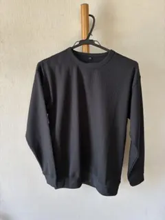 UVカットワッフルクルーネック長袖Tシャツ