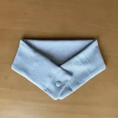 ゆきんこ様 ネッククーラーカバー スモークグレー 綿麻 S くすみカラー
