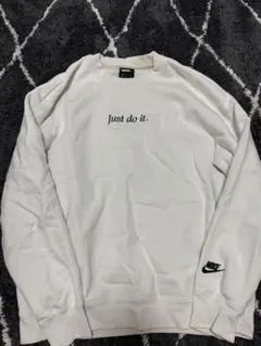 NIKE Just do it. スウェット ホワイト