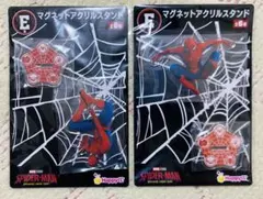 Happyくじ スパイダーマン E賞 マグネットアクリルスタンド 2種のサムネイル